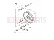 KAWASAKI 1989 Front Hub