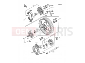 KAWASAKI 1989 Rear Hub