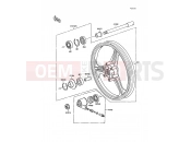 KAWASAKI 1989 Front Hub