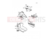 KAWASAKI 1989 Decal(Red/White)