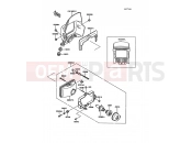 KAWASAKI 1989 Headlight(s)(KL250-D6)