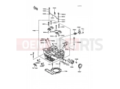 KAWASAKI 1989 Cylinder Head