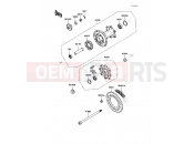 KAWASAKI 1989 Rear Hub