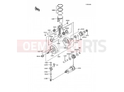 KAWASAKI 1989 Crankshaft/Piston(s)