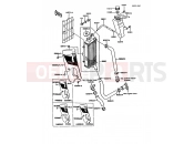 KAWASAKI 1989 Radiator