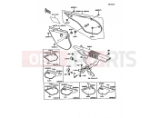 KAWASAKI 1989 Side Covers/Chain Cover(1/2)