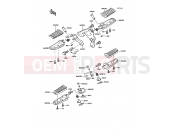 KAWASAKI 1989 Footrests