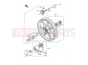 KAWASAKI 1989 Front Hub