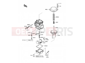 KAWASAKI 1990 Carburetor Parts