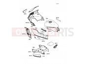 KAWASAKI 1990 Decal(Red)