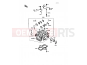 KAWASAKI 1990 Cylinder Head
