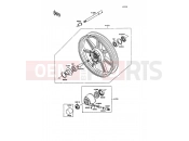 KAWASAKI 1990 Front Hub