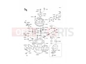 KAWASAKI 1990 Cylinder Head/Cylinder