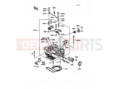 KAWASAKI 1990 Cylinder Head
