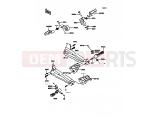 KAWASAKI 1990 Footrests