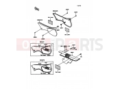 KAWASAKI 1990 Side Covers/Chain Cover(1/2)