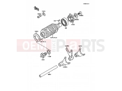 KAWASAKI 1990 Gear Change Drum/Shift Fork(s)