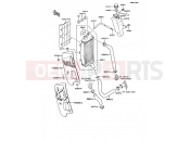 KAWASAKI 1990 Radiator