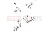 KAWASAKI 1990 Footrests