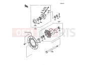 KAWASAKI 1990 Front Hub
