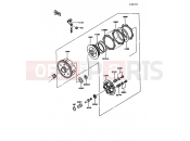 KAWASAKI 1990 Clutch(MX125AE013437-)