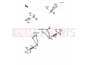 KAWASAKI 1990 Footrests