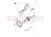 KAWASAKI 1990 Front Hub