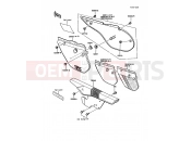 KAWASAKI 1990 Side Covers/Chain Cover