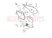 KAWASAKI 1990 Side Covers/Chain Cover(1/2)
