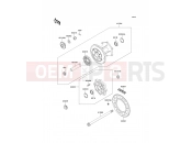 KAWASAKI 1990 Rear Hub