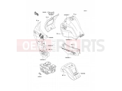 KAWASAKI 1990 Decals(Blue/White)