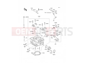 KAWASAKI 1990 Cylinder Head