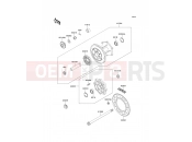 KAWASAKI 1990 Rear Hub