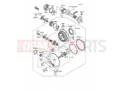 KAWASAKI 1990 Drive Shaft/Final Gear