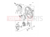 KAWASAKI 1991 Rear Hub