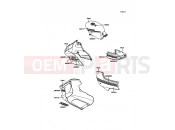 KAWASAKI 1991 Decal(Red/White)