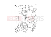KAWASAKI 1991 Cylinder Head/Cylinder