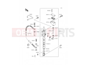 KAWASAKI KDX125SR (KDX125-B2) Rear Master Cylinder
