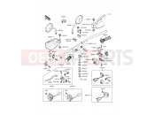 KAWASAKI KDX125SR (KDX125-B2) Handlebar
