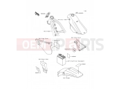 KAWASAKI KDX125SR (KDX125-B2) Label