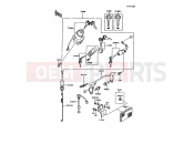 KAWASAKI 1991 Ignition Switch
