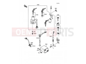 KAWASAKI 1991 Ignition Switch