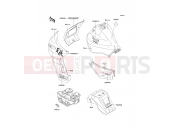 KAWASAKI 1991 Decal(Red/White)