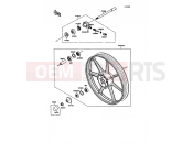 KAWASAKI 1991 Front Hub