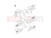 KAWASAKI 1992 Footrests