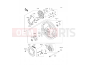 KAWASAKI 1992 Rear Hub