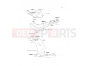 KAWASAKI 1992 Decal(Red/White)