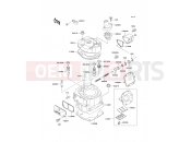 KAWASAKI KDX125SR (KDX125-A3) Cylinder Head/Cylinder
