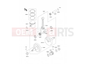KAWASAKI KDX125SR (KDX125-A3) Crankshaft/Piston