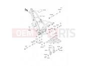 KAWASAKI KDX125SR (KDX125-A3) Frame Fitting